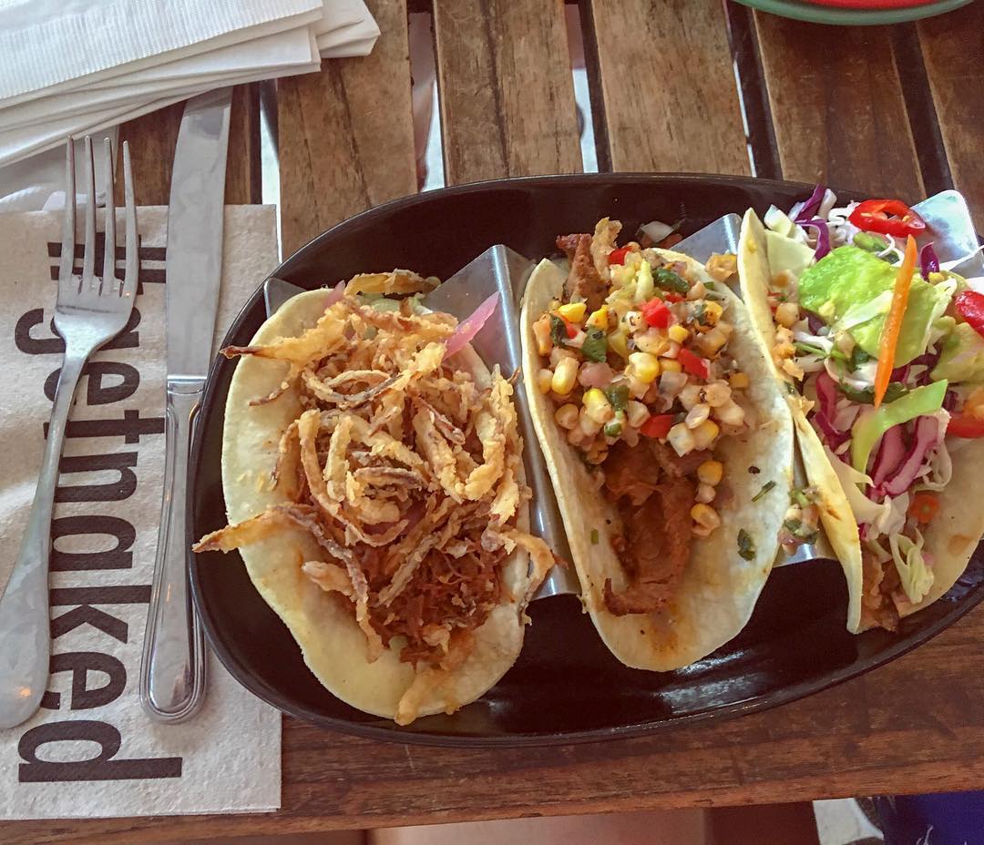 Ya girl is always on the hunt for some good tacos 🌮 .
.
These tacos from Naked Taco in SoBe Miami were so amazing 🤤 They were a little more on the pricey side (like 7$ a taco) but they also had strong 5$ margaritas so you win some you lose some 🤷‍♀️
.
.
What food would you never be able to give up?? Mines a tie between tacos and chocolate! .
#nakedtacosouthbeach #miamiflorida #southbeach #sobe #travelflorida #usatravel #roadtrip #springbreak #collegelife #tacos #foodie #miamifood #travel #foodphotograpy #travelblogger #newblog #lost #ginger #beachvacation #explore #travelcommunity #womentravel #collegetravel #tacotuesday